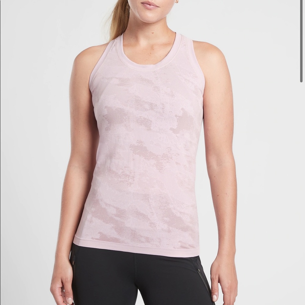 Athleta | Momentum Camo Tank | Pink | Small